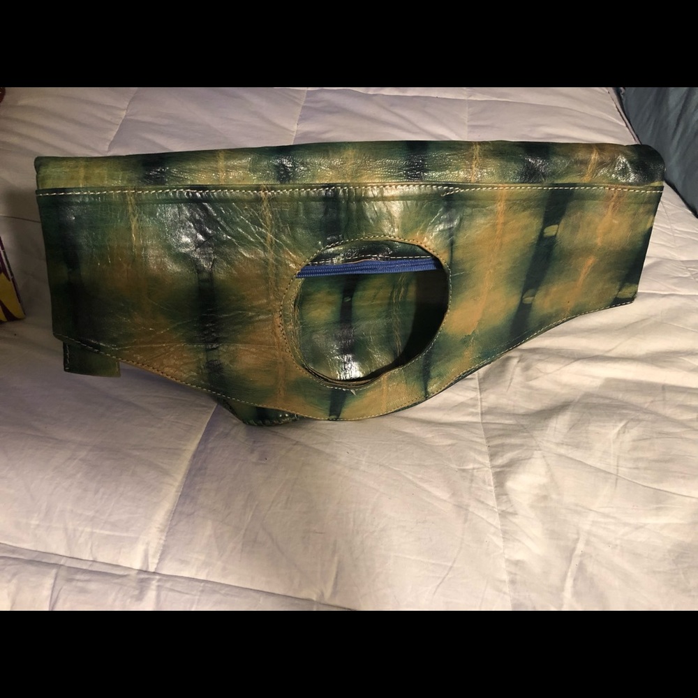 Leather Original Handmade Oversized Clutch & Tote
